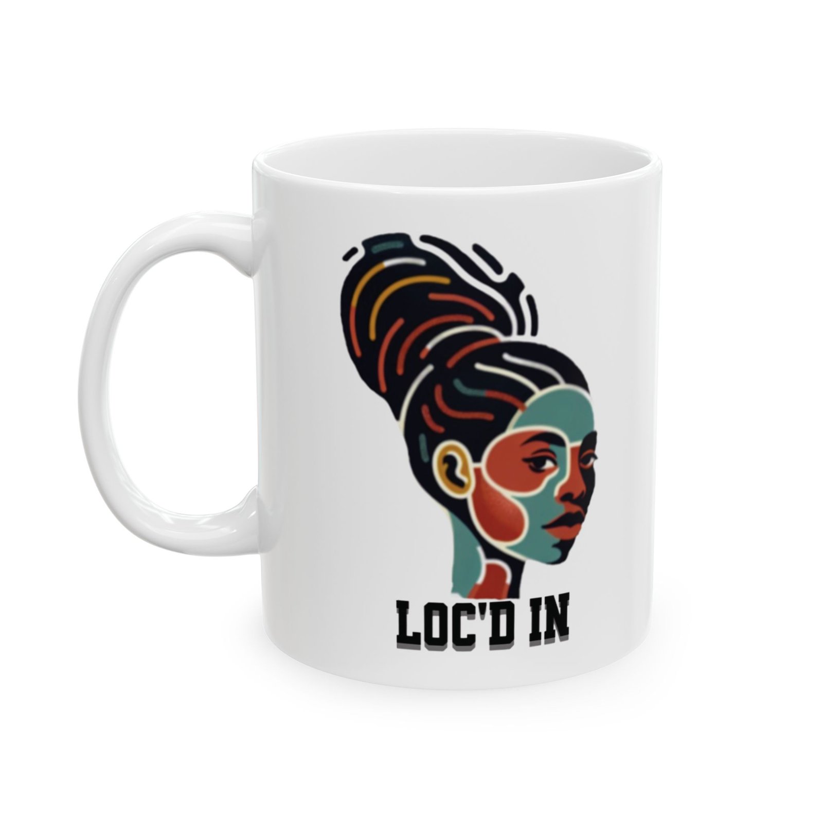 Colorful Loc'd In Mug Design #1