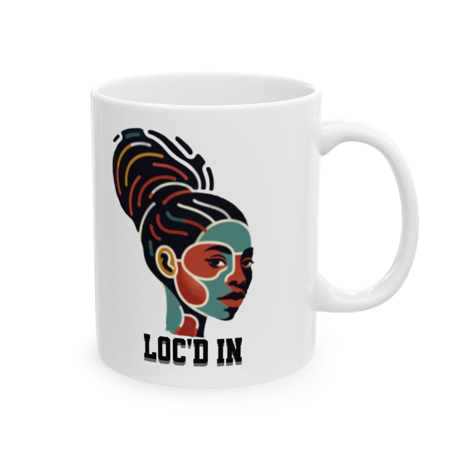 Colorful Loc'd In Mug Design #1 - Image 3