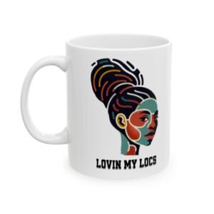 Colorful Lovin My Locs Mug  Design #1