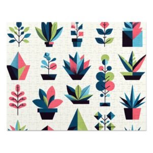 Succulent Jigsaw Puzzle (30, 110, 252, 500,1000-Piece)