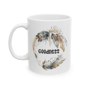 Blue Feather Goodness Mug