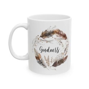Brown Feather Goodness Mug (BRI Print)