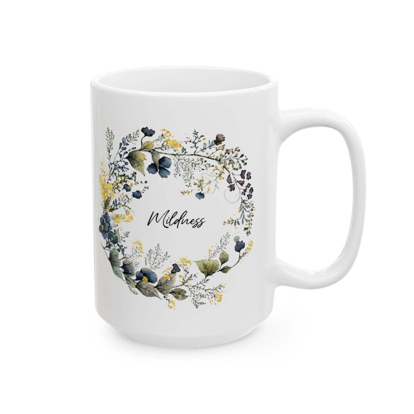 Blue Flower Mildness Mug (May Print) - Image 4