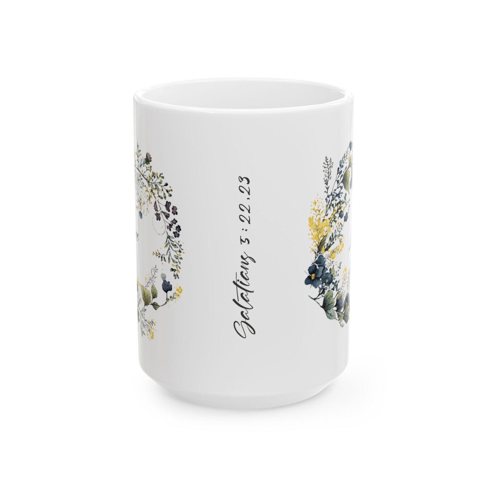 Blue Flower Love Mug (PAN Print) - Image 5