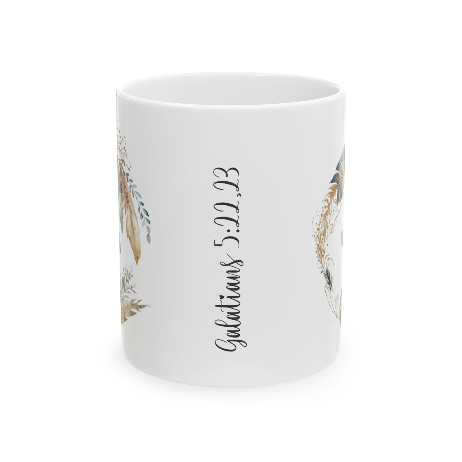 Blue Feather Mildness Mug (BRI Print) - Image 2