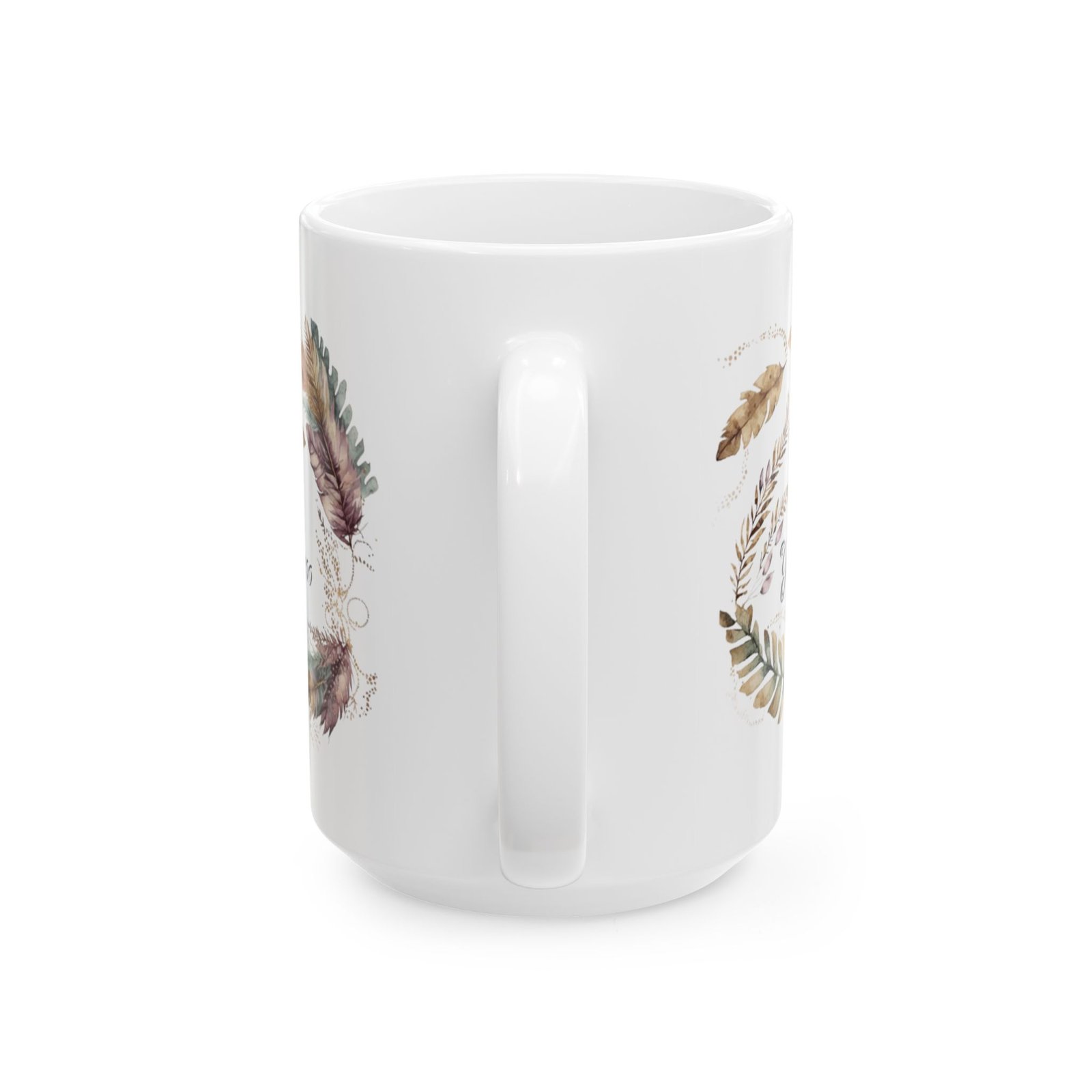 Purple Feather Goodness Mug (FES Print) - Image 6
