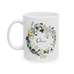 Blue Flower Peace Mug (GAB Print)