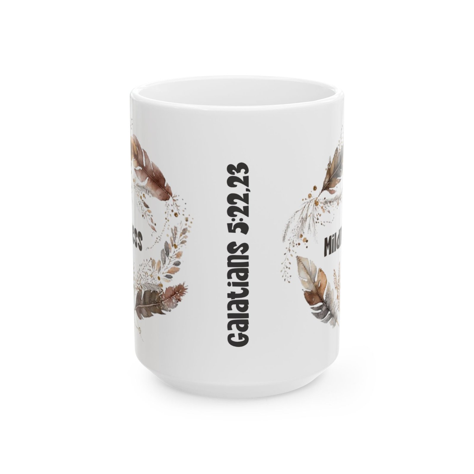 Brown Feather Mildness Mug - Image 5