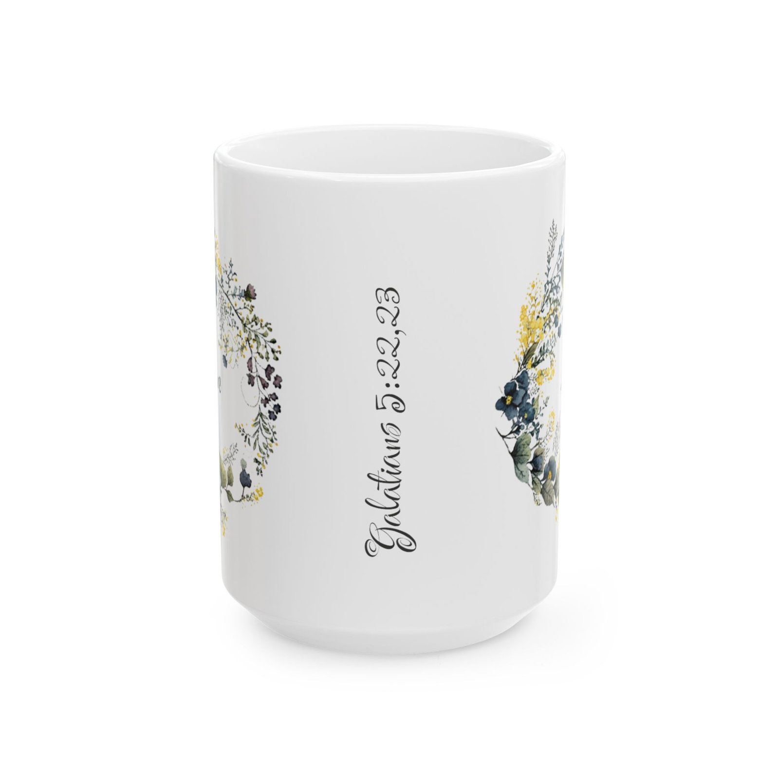 Blue Flower Love Mug (FES Print) - Image 5