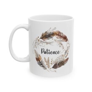 Brown Feather Patience Mug (BRI Print)