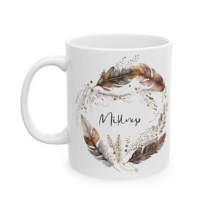 Brown Feather Mildness Mug (GAB Print)