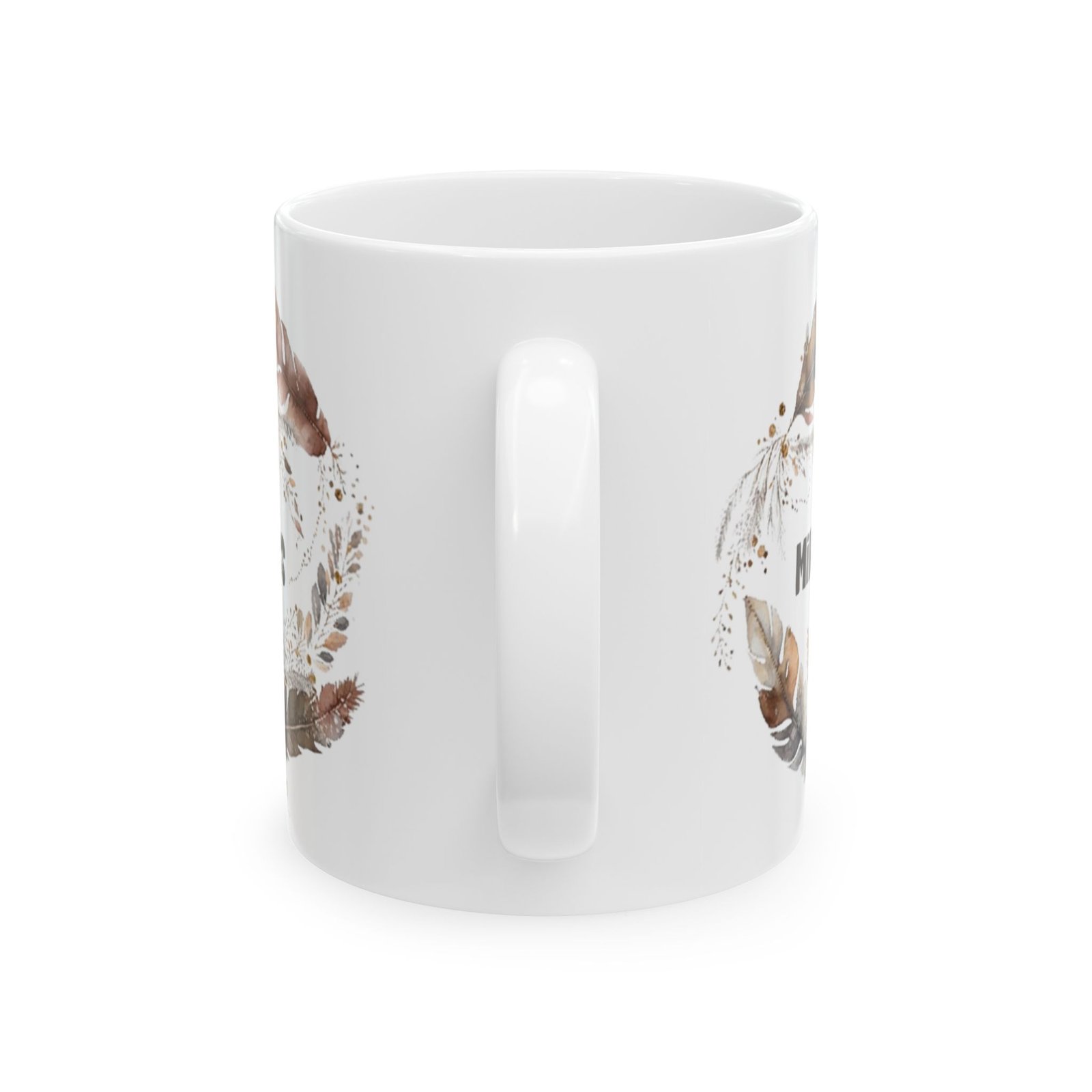 Brown Feather Mildness Mug - Image 3