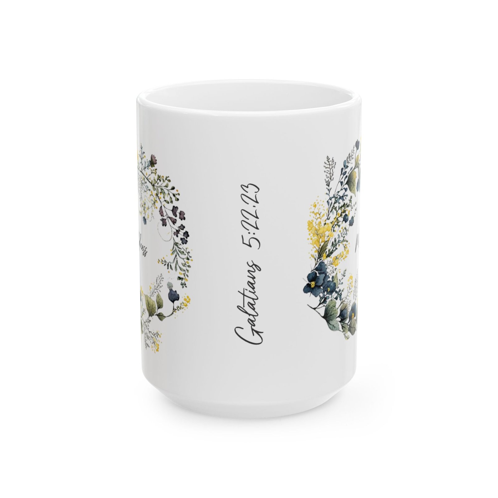 Blue Flower Mildness Mug (May Print) - Image 2