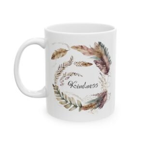 Purple Feather Kindness Mug (FES Print)