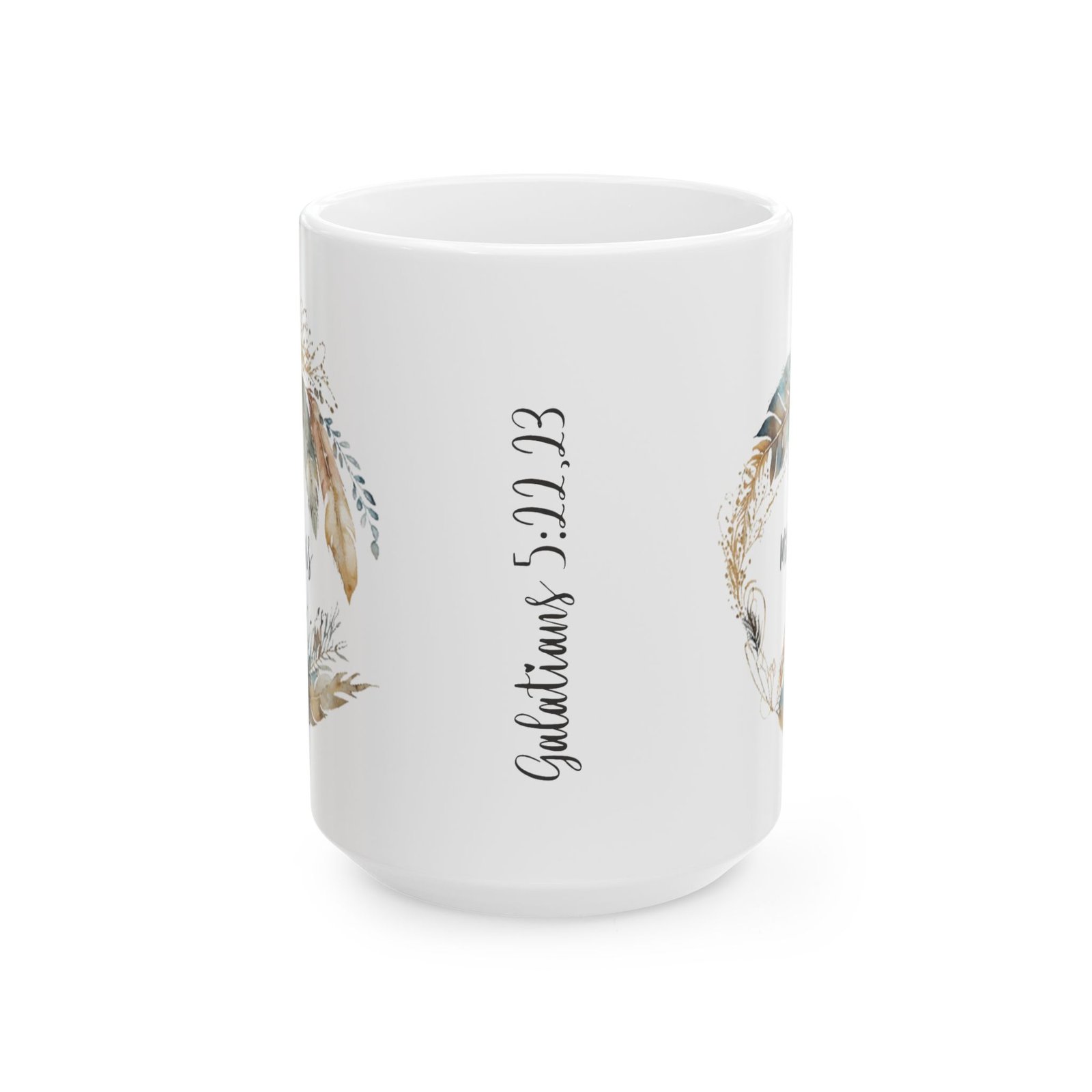 Blue Feather Mildness Mug (BRI Print) - Image 5