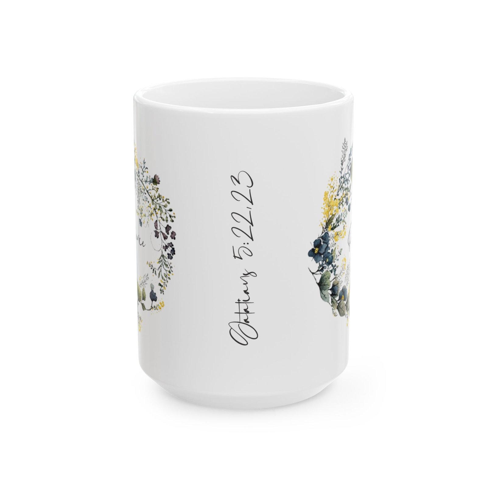 Blue Flower Patience Mug (GAB Print) - Image 5