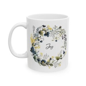Blue Flower Joy Mug (May Print)