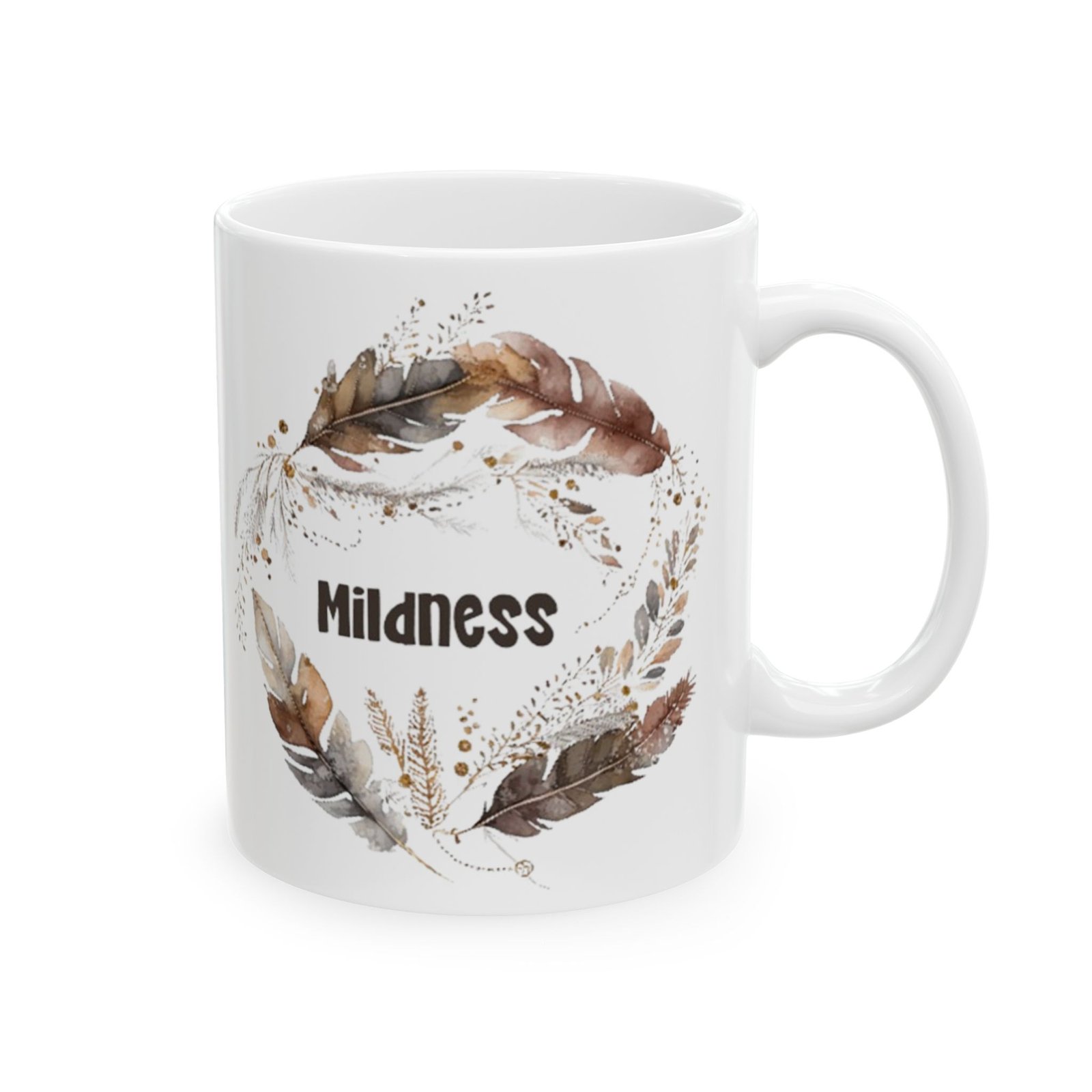Brown Feather Mildness Mug - Image 4