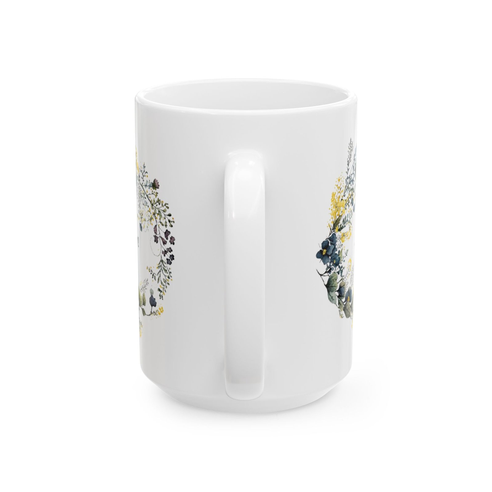 Blue Flower Love Mug (FES Print) - Image 6
