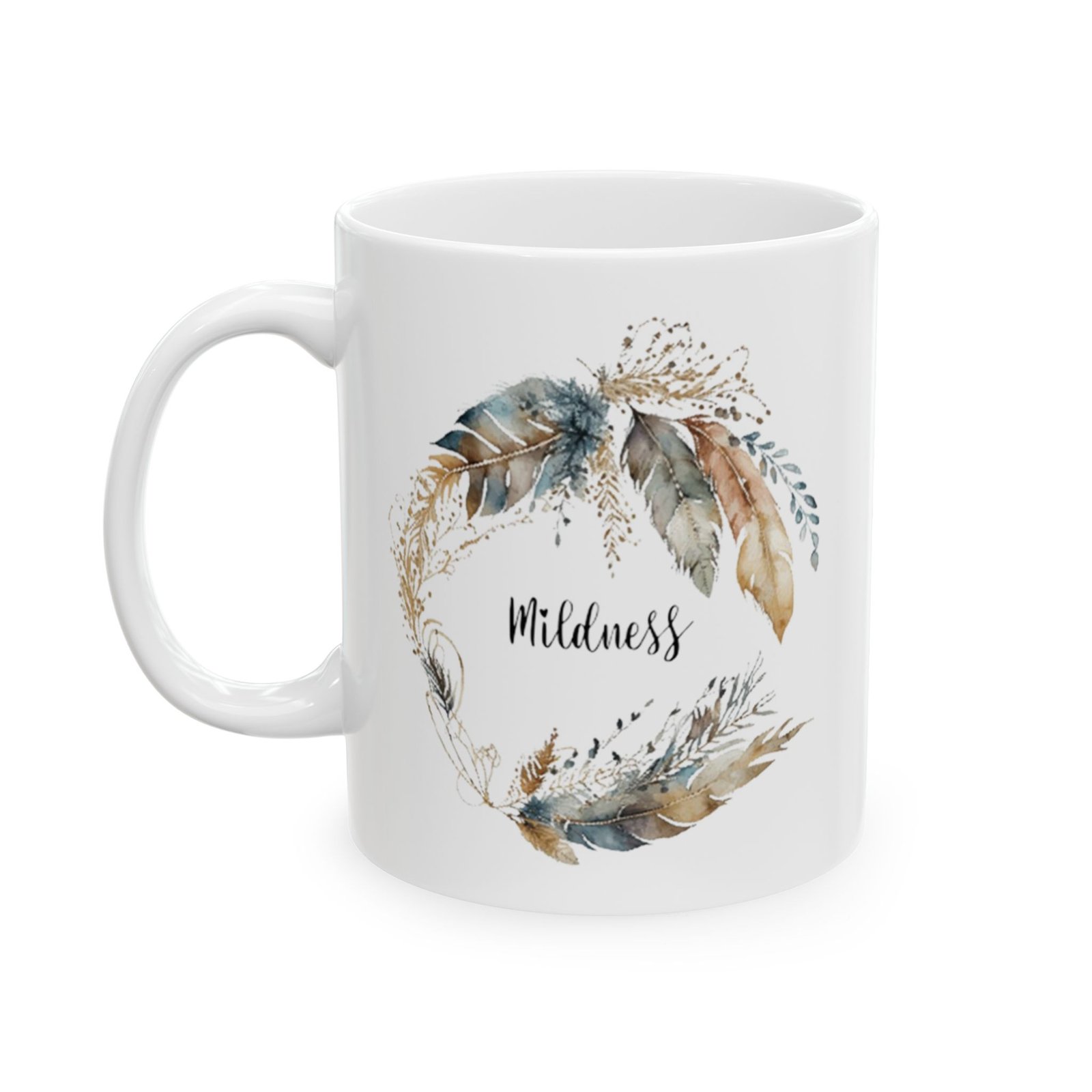 Blue Feather Mildness Mug (BRI Print)