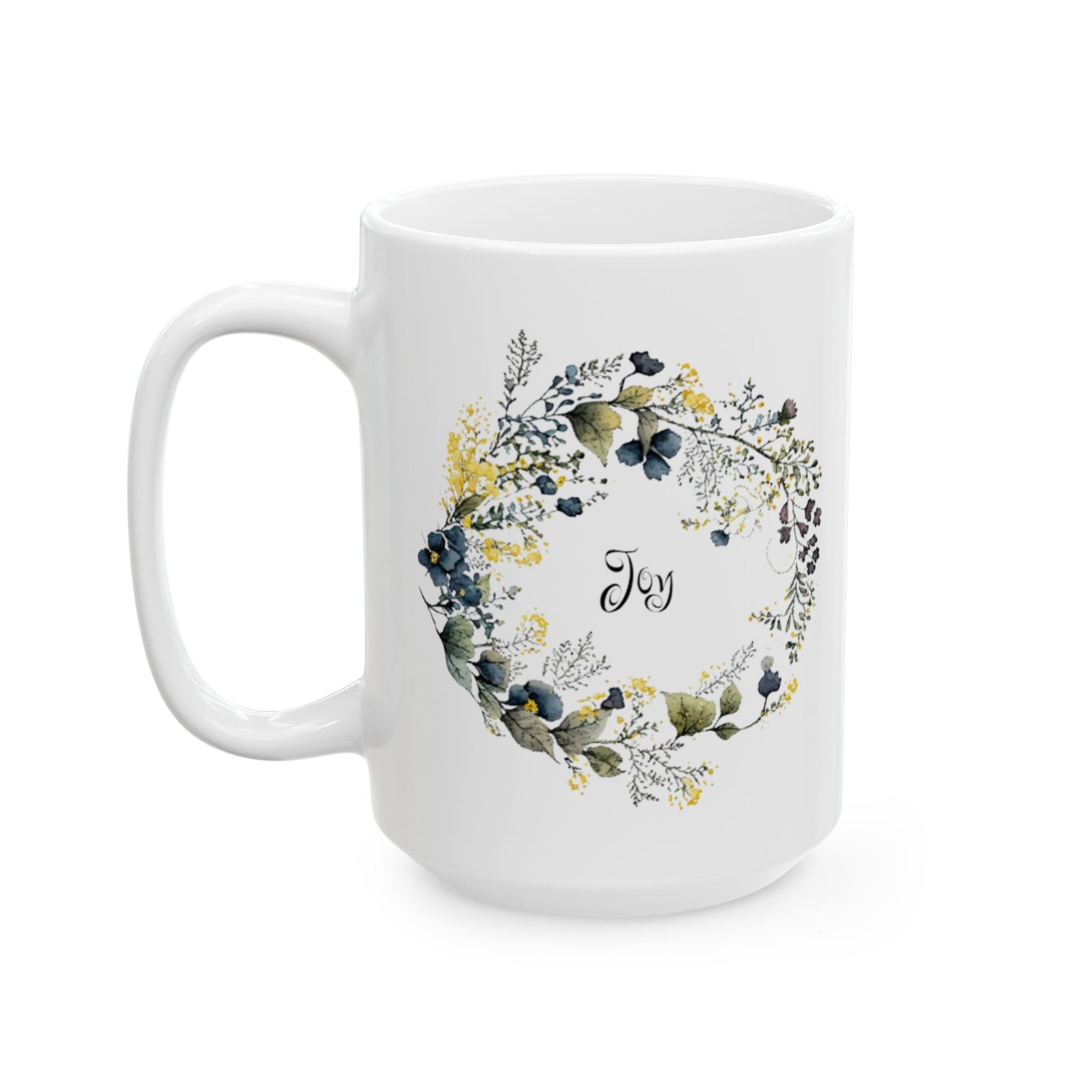 Blue Flower Joy Mug (FES Print) - Image 7