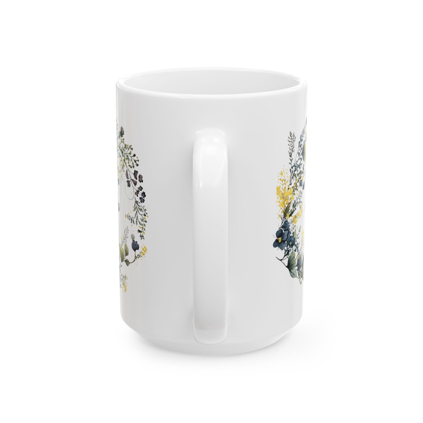 Blue Flower Mildness Mug (May Print) - Image 3