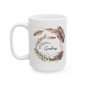 Purple Feather Goodness Mug (May Print)