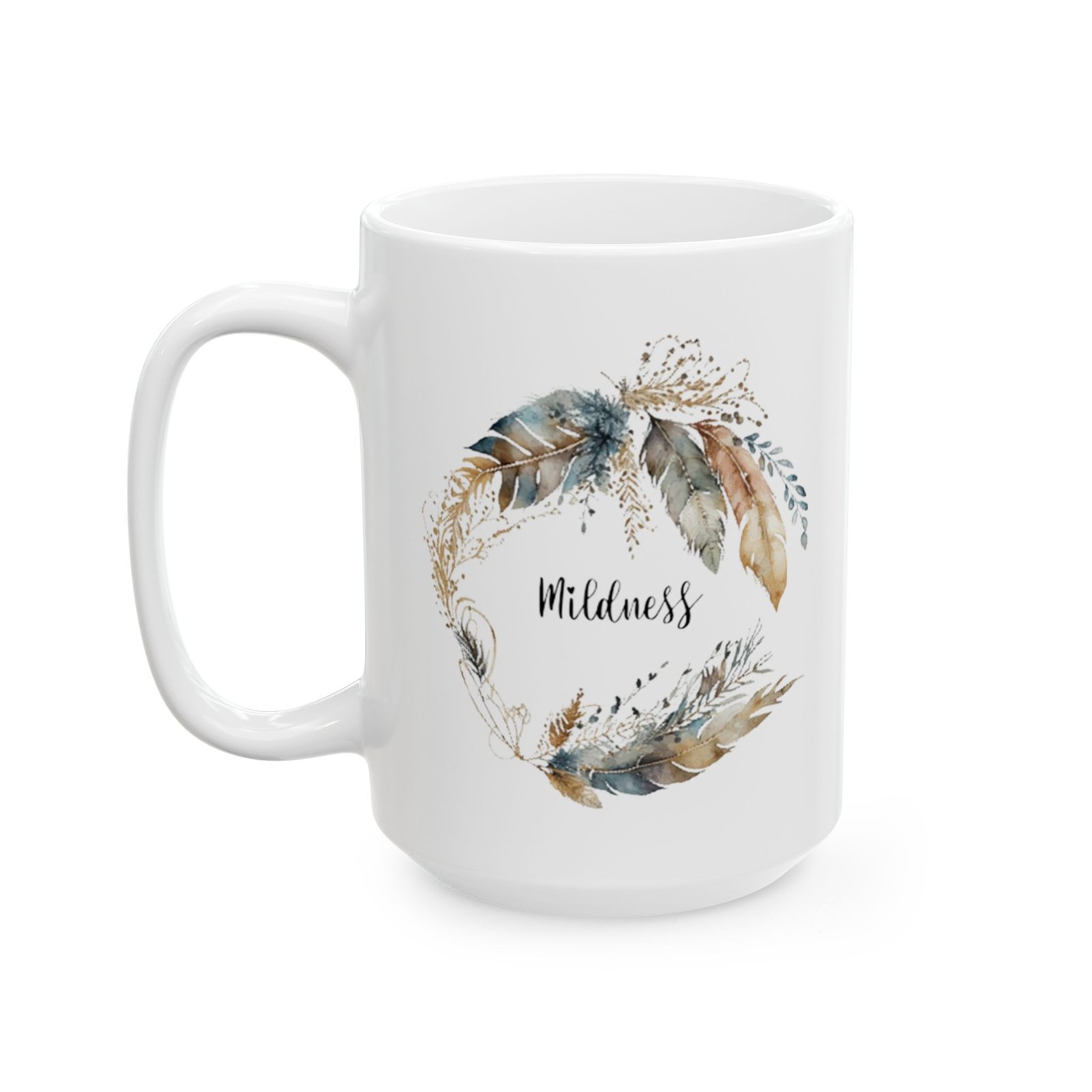 Blue Feather Mildness Mug (BRI Print) - Image 7