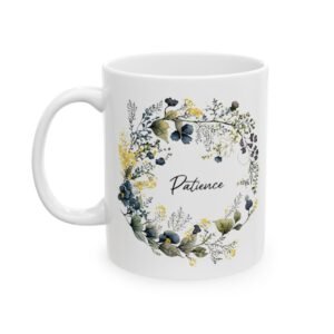 Blue Flower Patience Mug (May Print)
