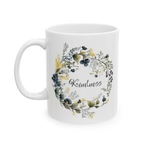 Blue Flower Kindness Mug (FES Print)