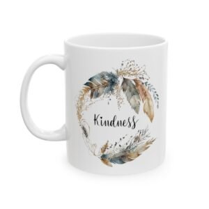 Blue Feather Kindness Mug (BRI Print)