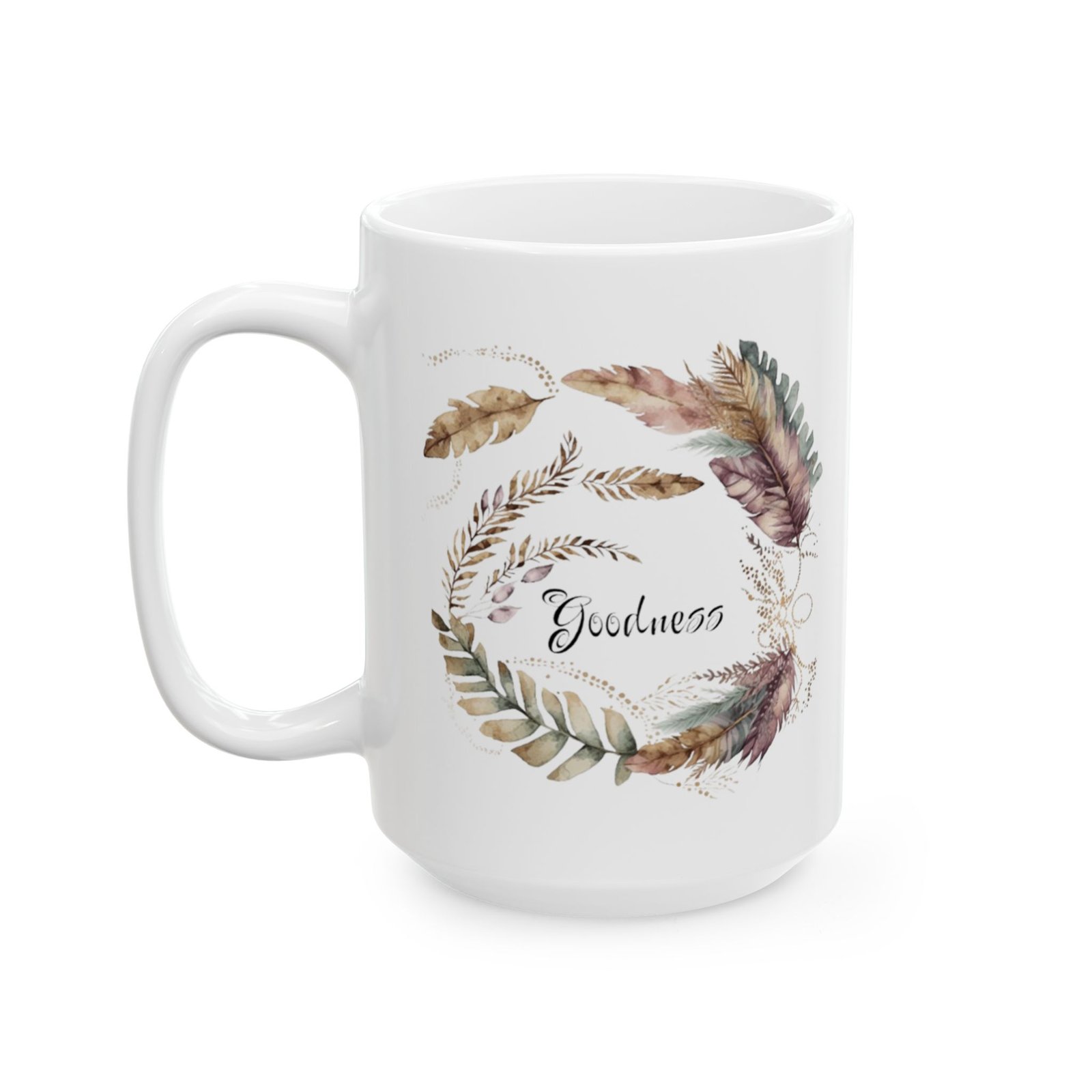 Purple Feather Goodness Mug (FES Print) - Image 7