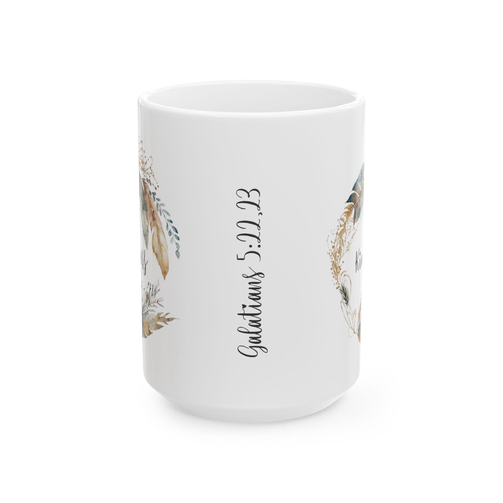 Blue Feather Kindness Mug (BRI Print) - Image 5