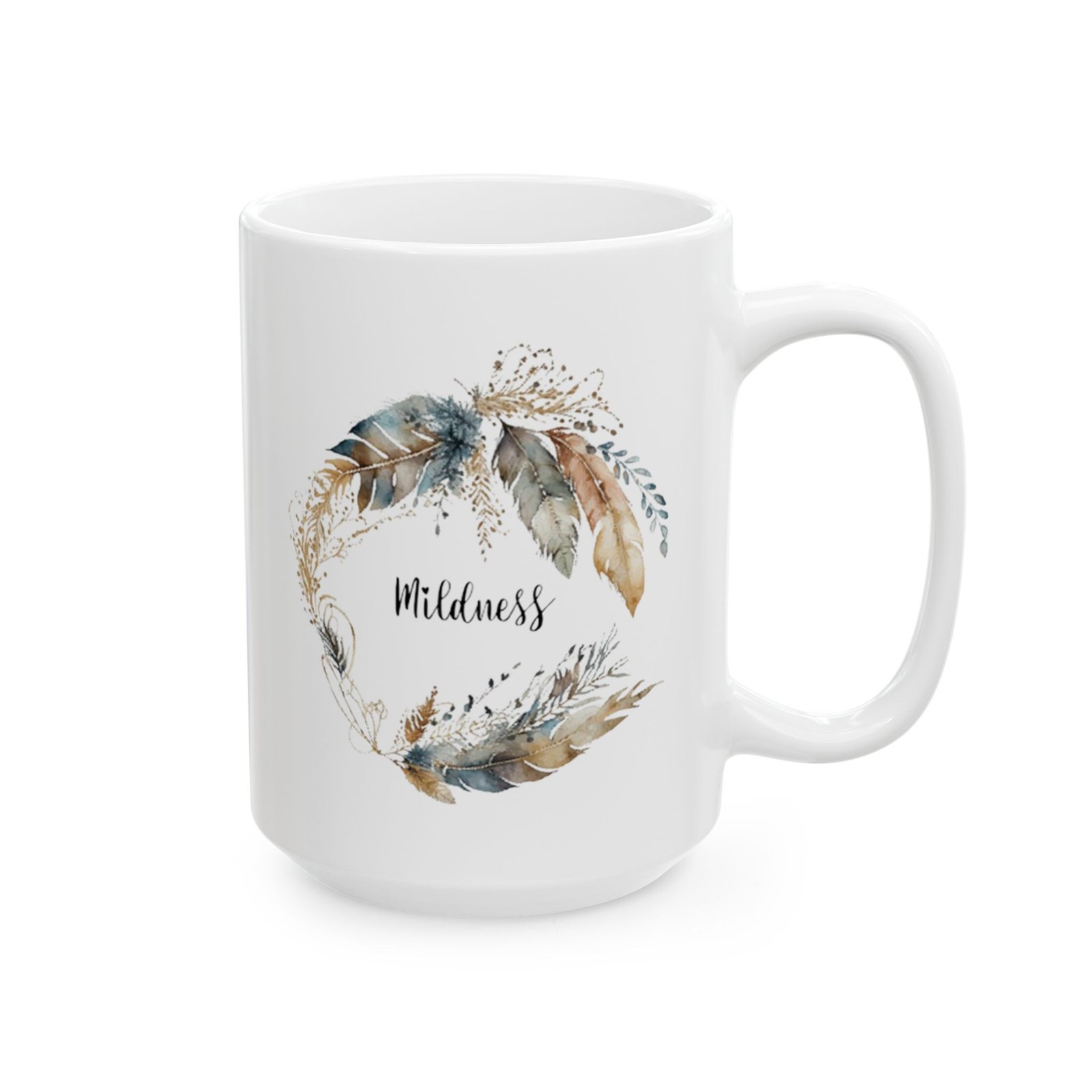 Blue Feather Mildness Mug (BRI Print) - Image 8