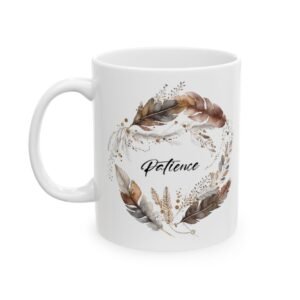 Brown Feather Patience Mug (Pan Print)