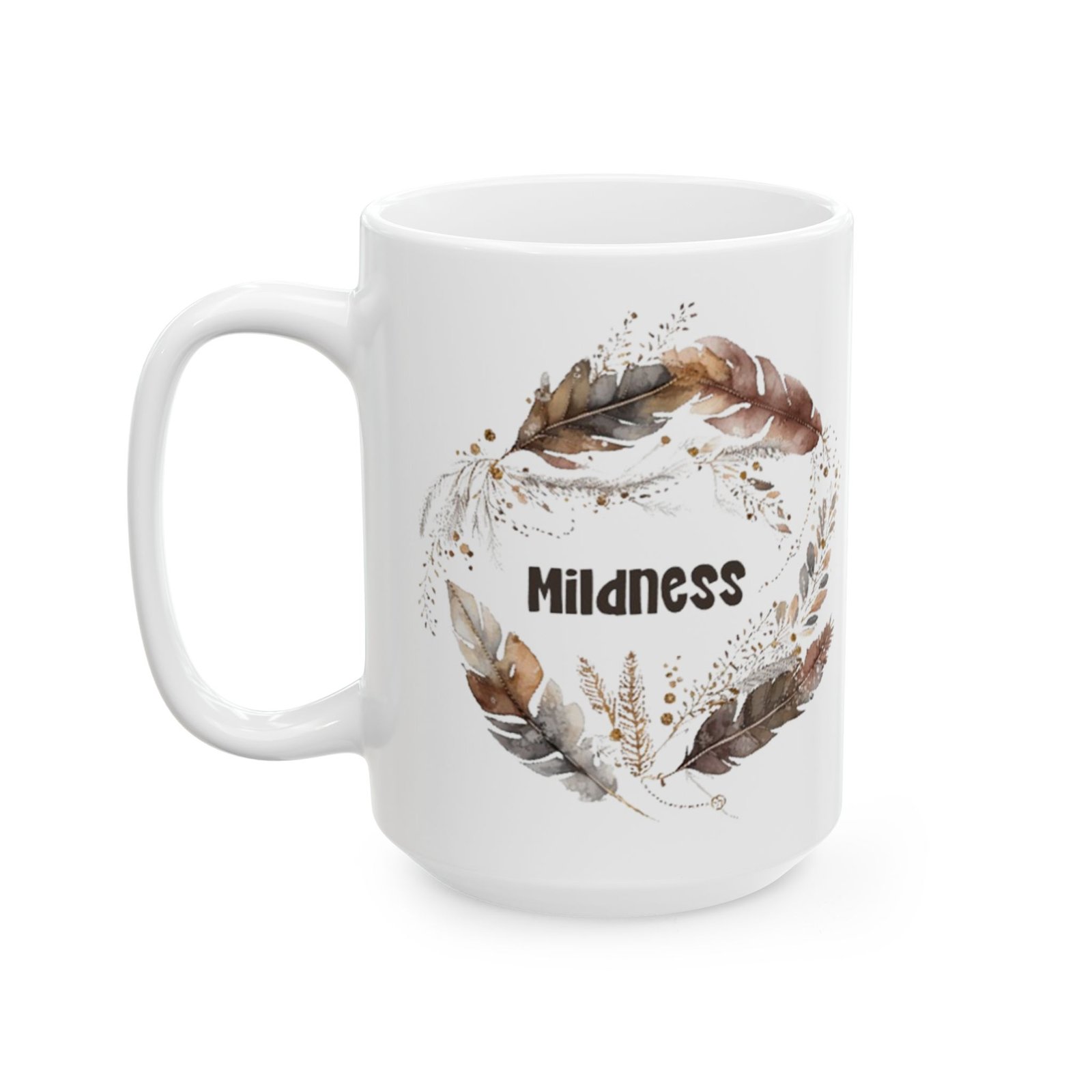 Brown Feather Mildness Mug - Image 7