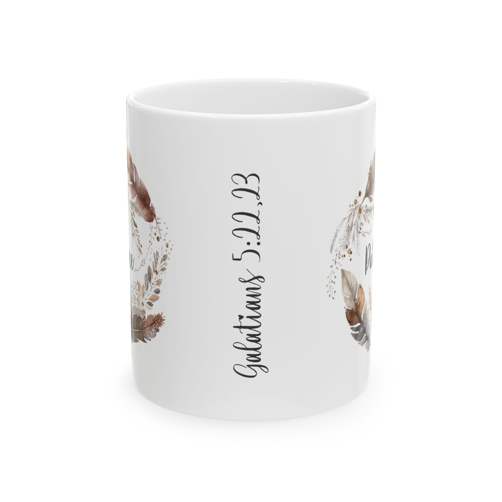 Brown Feather Patience Mug (BRI Print) - Image 2